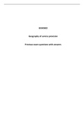GGH2602 - Previous exam questions and answers (various 2014 / 2015 / 2016)