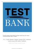 Test bank by Professor Joseph Callaghan South Western Federal Taxation 2021 individual income-taxes 44th edition chapter 1 to chapter 8