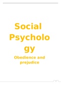 Edexcel Psychology Social Notes