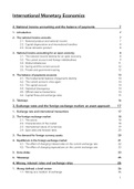 Summary Chapters 2-8 & 10 of International Monetary Economics