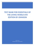 Test Bank for Human Biology 16th Edition by Made