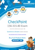 CheckPoint 156-315.80 Dumps - Getting Ready For The CheckPoint 156-315.80 Exam