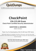 156-215-80 Dumps - Way To Success In Real CheckPoint 156-215-80 Exam