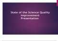NR 505 Quality Improvement Presentation