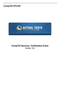CompTIA SY0-501 Exam | ALL GRADED A