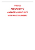 TPS2602 ASSIGNMENT 2 ANSWER GUIDELINES WITH PAGE NUMBERS