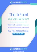 CheckPoint 156-315-80 Dumps - The Best Way To Succeed in Your 156-315-80 Exam