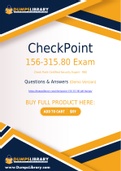 CheckPoint 156-315.80 Dumps - You Can Pass The 156-315.80 Exam On The First Try