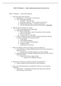 POS 3713 - Midterm 1 – Study Guide. Questions and Notes from Class.
