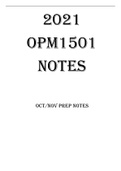 OMP1501 2021 OCT/NOV EXAM PREP. NOTES 
