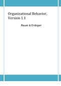 Organizational Behavior: Bridging Science and Practice v3.0 by Talya Bauer, Berrin Erdogan TEST BANK
