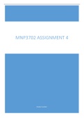 MNP3702 ASSIGNMENT 4 2021