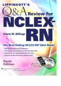 Lippincotts Test Bank Review for NCLEX-RN 10th Edition
