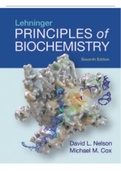 Test Bank For Lehninger Principles of Biochemistry by David L. Nelson Chapter 1_28
