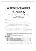 Summary Advanced Technology 2020 2021