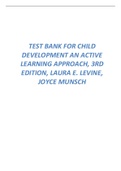 Child Development An Active Learning Approach 3rd Edition Levine Test Bank 