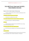 NSG 6005 Week 2 Quiz bank Fall 2019 – Johns Hopkins University