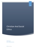 CMM3703-Christian social ethics(Portfolio 90%)