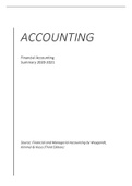 Accounting - Financial Accounting summary
