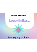Indices ~ The Nine Important Index Law Rules to Learn  ~ GCSE/IGCSE Mathematics 9-1 KS3 & Ks4