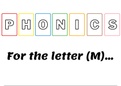 Alphabet Phonics for the Letter "M" ~ Welcome Back Class/Back to School Studies