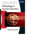 Methodology of Business Education
