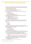 MN 553 UNIT 8 QUIZ 1 – QUESTION AND ANSWERS