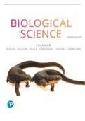 Biological Science, Canadian Edition., 2e (Freeman et al.) UPDATED VERSION