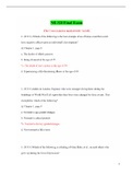NR328 Final Exam (162 Q/A) / NR 328 Final Exam (Latest-2021): Chamberlain College of Nursing |100% Correct Q & A, Download to Secure HIGHSCORE|