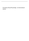 Principles of Social Psychology - 1st International Edition