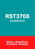 RST3708 (ExamPACK, QuestionsPACK)