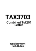 TAX3703 - Combined Tut201 Letters (2016-2021)