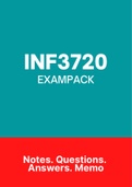 INF3720 - EXAM PACK (Questions and Answers)(+Study Notes)