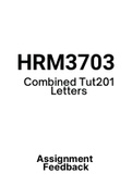 HRM3703 - Combined Tut201 Letters (2017-2020) 