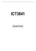 ICT3641 EXAM PACK 2022