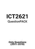 ICT2621 - Exam Question PACK (2011-2019)
