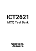 ICT2621 - MCQ Test Bank (2022) 