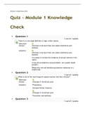 NURS 6552 Womens Module 1 Knowledge Questions and Answers