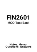 FIN2601 - MCQ Test Bank (2022)