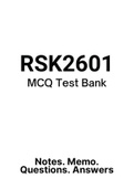 RSK2601 (Notes, ExamPACK, QuestionsPACK)