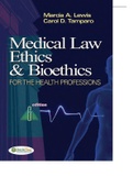NURS 204: Medical Law, Ethics, & Bioethics FOR THE HEALTH PROFESSIONS 6th Edition