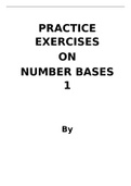 Practice Exercises on Number Bases .