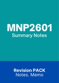 MNP2601 - Notes (Summary)