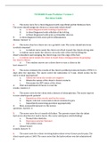 NUR2480 Exam Predictor Version 1 Revision Guide