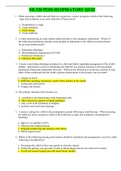 NR 328 PEDS RESPIRATORY , PAIN ASSESSMENT,HOSPITALIZATION,   CARDIAC QUIZZES / NR328 PEDS RESPIRATORY , PAIN ASSESSMENT,HOSPITALIZATION,   CARDIAC QUIZZES: CHAMBERLAIN COLLEGE OF NURSING - LATEST-2021, A COMPLETE DOCUMENT FOR EXAM