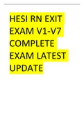 MED-SURGE HESI RN QUESTIONS & ANSWERS. Graded A