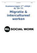 13 Examenvragen 2020-2021: 1ste zittijd: "Migratie & Intercultureel Werk" 