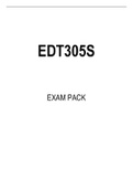EDT305S EXAM PACK 2022