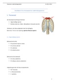 Samenvatting Anatomie van het respiratoir stelsel Blok cardiovasculair stelsel, ademhalingsstelsel en urinewegen