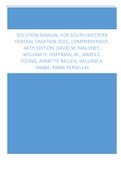 Solution Manual for South-Western Federal Taxation 2021, Comprehensive, 44th Edition, David M. Maloney, William H. Hoffman, Jr., James C. Young, Annette Nellen, William A. Raabe, Mark Persellin